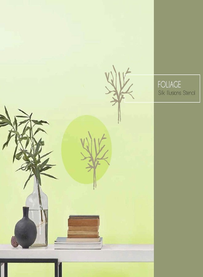 بيرجر استنسل بلاستيكي من بيرجر بينتس بتصميمات أوراق الشجر الحريرية، مقاس 7.87 × 7.87 بوصة (متعدد الألوان، عبوة من قطعتين) - Image 2